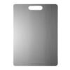 304 stainless steel double-sided cutting board for hygienic food preparation