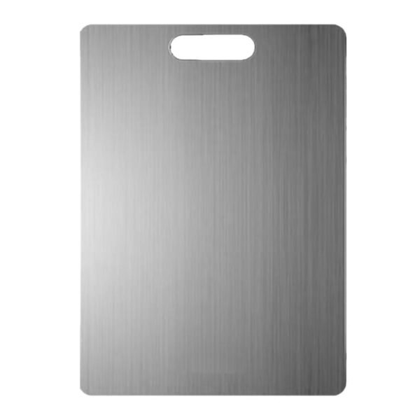 304 stainless steel double-sided cutting board for hygienic food preparation