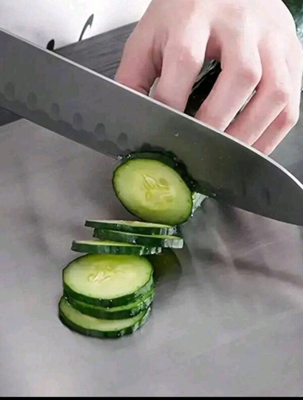 304 stainless steel double-sided cutting board for hygienic food preparation