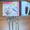 7-speed electric hand mixer with stainless steel beaters for baking and food preparation