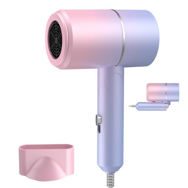 Designed with an 800W motor and a compact foldable handle, this lightweight hair dryer is ideal for everyday styling at home or while traveling. Choose from three heat and airflow settings to suit your hair type and styling needs, while built-in overheating protection provides added peace of mind.