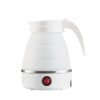 Apache portable collapsible 600ml electric travel kettle with foldable food-grade silicone body and stainless steel heating plate