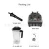 BioLoMix T5200 2200W high-performance blender with 2L BPA-free jar and six stainless steel blades