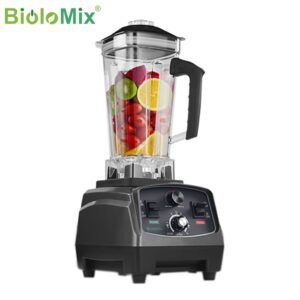 BioLoMix T5200 2200W high-performance blender with 2L BPA-free jar and six stainless steel blades