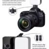 M11 rechargeable mini LED fill light with adjustable brightness for photography and video recording