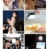 M11 rechargeable mini LED fill light with adjustable brightness for photography and video recording