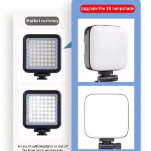 M11 rechargeable mini LED fill light with adjustable brightness for photography and video recording