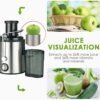 Manboro MBL-172 high-speed centrifugal juicer with stainless steel body