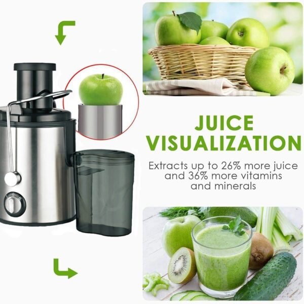 Manboro MBL-172 high-speed centrifugal juicer with stainless steel body