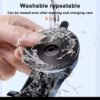Waterfall automatic locking car phone holder with 360-degree rotating suction cup mount