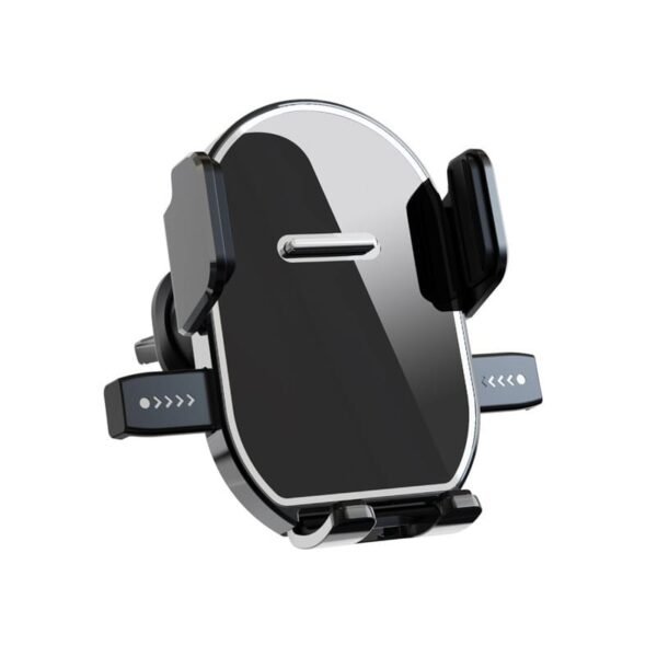 Waterfall automatic locking car phone holder with 360-degree rotating suction cup mount