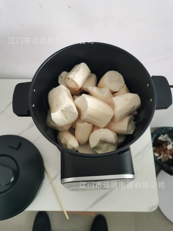 8L automatic fufu and swallow maker with stainless-steel cooking container