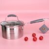 Kaisa Villa 6-piece 304 stainless-steel stockpot set with glass lids